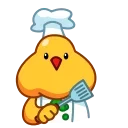 👋 emoji Cocky Cook Telegram sticker 5 of 20