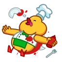 😵 emoji Cocky Cook Telegram sticker 7 of 20