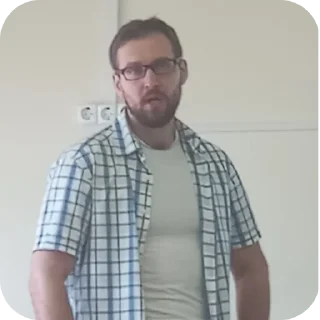 🥵 emoji Михаил фары слепят Telegram sticker 14 of 28