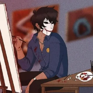 😊 emoji Bloody Painter/Кровавый Художник Telegram sticker 11 of 62