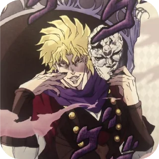 📖 emoji @EARTH928B <- БОЛЬШЕ СТИКОВ ДЖОДЖО JOJO Telegram sticker 6 of 28