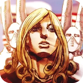 👍 emoji @EARTH928B <- БОЛЬШЕ СТИКОВ ДЖОДЖО JOJO Telegram sticker 13 of 28