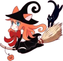 Sticker from A Magic Cat Girl