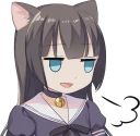 😏 emoji Tsundere Cat Girl Miyako Telegram sticker 21 of 40
