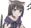 😥 emoji Tsundere Cat Girl Miyako Telegram sticker 17 of 40