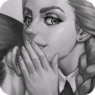 🐍 emoji Katya from @tinybunnuy Telegram sticker 11 of 33