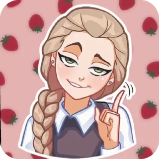 🐍 emoji Katya from @tinybunnuy Telegram sticker 19 of 33