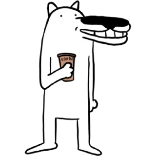 ☕ emoji собак Telegram sticker 22 of 52