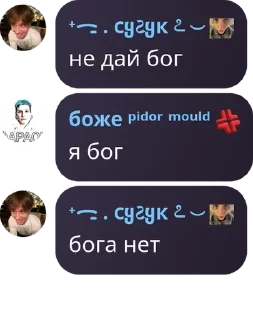 👨‍🦼 emoji Флуд привет я коза нікіта пікм pack by @QuotLyBot Telegram sticker 11 of 120