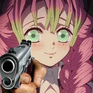 😏 emoji Клинок рассекающий демонов Telegram sticker 18 of 42