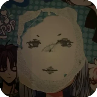 Sticker from Miku strangeface