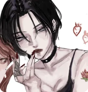 🖤 emoji Нана осаки Telegram sticker 2 of 65