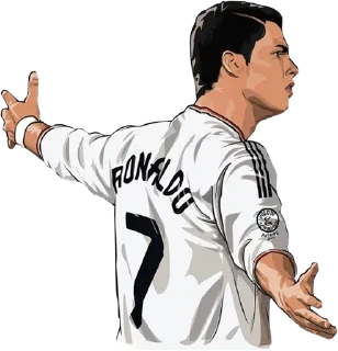 7⃣ emoji CR7 by👉 @footballstickers Telegram sticker 19 of 96