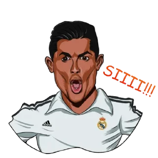 🤴 emoji CR7 by👉 @footballstickers Telegram sticker 23 of 96