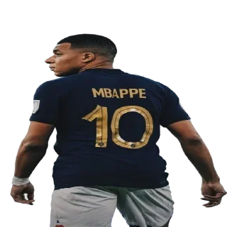 ⭐ emoji Mbappé by👉 @footballstickers Telegram sticker 24 of 27