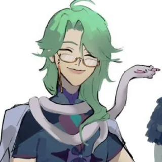 🐍 emoji Бай Чжу • @itsgensharts Telegram sticker 6 of 100