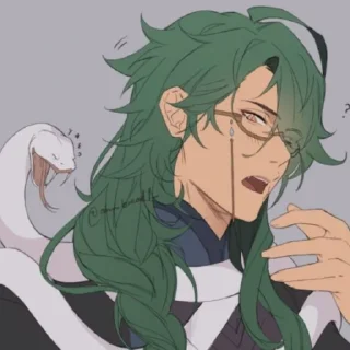 🐍 emoji Бай Чжу • @itsgensharts Telegram sticker 7 of 100