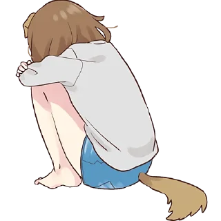 😞 emoji Собачка-тян @Nyasticks Telegram sticker 11 of 41