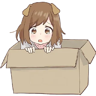 😢 emoji Собачка-тян @Nyasticks Telegram sticker 10 of 41