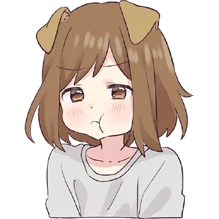 😤 emoji Собачка-тян @Nyasticks Telegram sticker 3 of 41