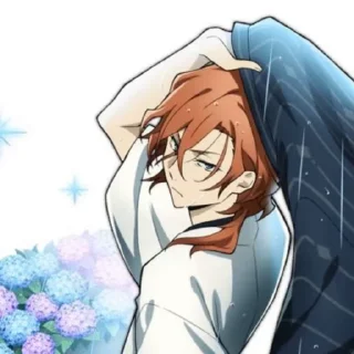 😘 emoji Чуя Накахара. | @Xochu_Chailda Telegram sticker 10 of 18