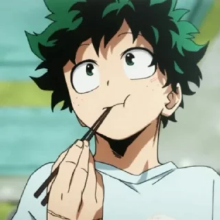 🍜 emoji @Earth928B <- Моя Геройская Академия МГА MHA Telegram sticker 2 of 115