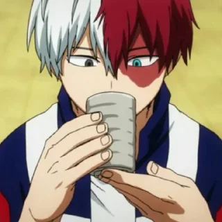 🍜 emoji @Earth928B <- Моя Геройская Академия МГА MHA Telegram sticker 3 of 115