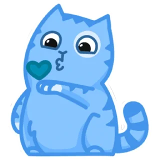 Sticker from Персик в синем
