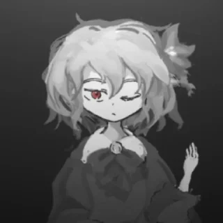 🩸 emoji Девочка с синем цветком | @smetonyastickers Telegram sticker 5 of 61