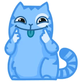 Sticker from Персик в синем