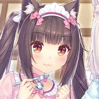 🍫 emoji ໒꒰ Kawaiicore neko pack 🎀🍟 Telegram sticker 20 of 50