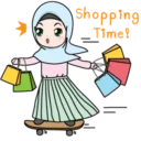 🛒 emoji Cute Hijab👰 ~by @pixels_NFT Telegram sticker 19 of 39