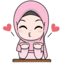 Sticker from Cute Hijab👰 ~by @pixels_NFT