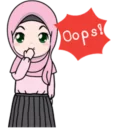 😳 emoji Cute Hijab👰 ~by @pixels_NFT Telegram sticker 10 of 39