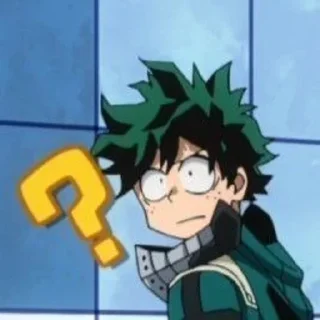 Sticker from izuku
