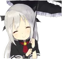 Sticker from A little girl Sticker (Vampire) :: @line_stickers