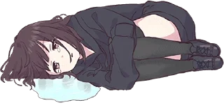 Sticker from Menhera-chan Animation ENG :: @line_stickers