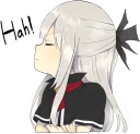 😒 emoji A little girl Sticker (Vampire) ENG :: @line_stickers Telegram sticker 7 of 40