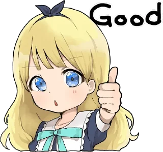 A little girl Sticker (Alice) ENG :: @line_stickers sticker 1