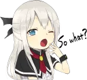 🤨 emoji A little girl Sticker (Vampire) ENG :: @line_stickers Telegram sticker 17 of 40