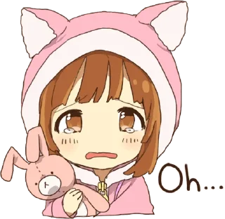 Sticker from A little girl Sticker ENG :: @line_stickers