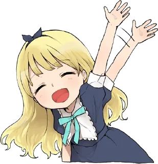 A little girl Sticker (Alice) ENG :: @line_stickers sticker 2