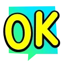 🆗 emoji Bubbles Emoji @xkysluv Telegram sticker 12 of 40