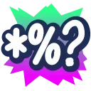 🤬 emoji Bubbles Emoji @xkysluv Telegram sticker 10 of 40