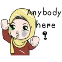 👀 emoji Cute Hijab👰 ~by @pixels_NFT Telegram sticker 6 of 39