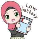 🔋 emoji Cute Hijab👰 ~by @pixels_NFT Telegram sticker 8 of 39