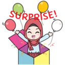 🎁 emoji Cute Hijab👰 ~by @pixels_NFT Telegram sticker 13 of 39