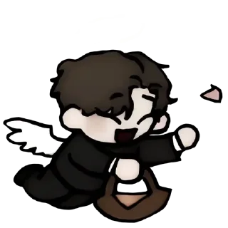 🕰 emoji . .𐀔ֺ – 𝗅𝖾𝖾-𝗇𝖺𝗇 〢 @enliar ((🕰) ; Telegram sticker 16 of 65