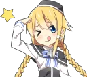 😜 emoji Air and her best friends :: @line_stickers Telegram sticker 15 of 40