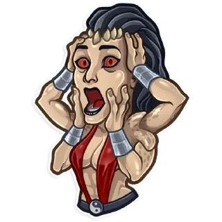 Sticker from Mortal Kombat